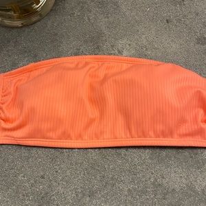 Neón pink strapless top!